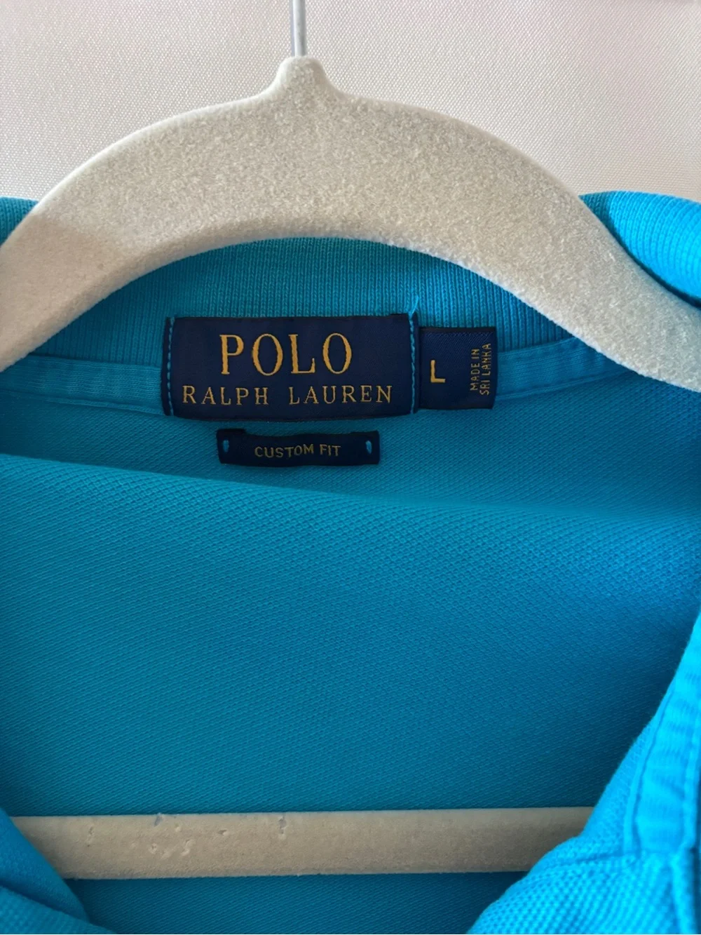Ralph Lauren Polo Short-Sleeve Shirt in Bright Turquoise